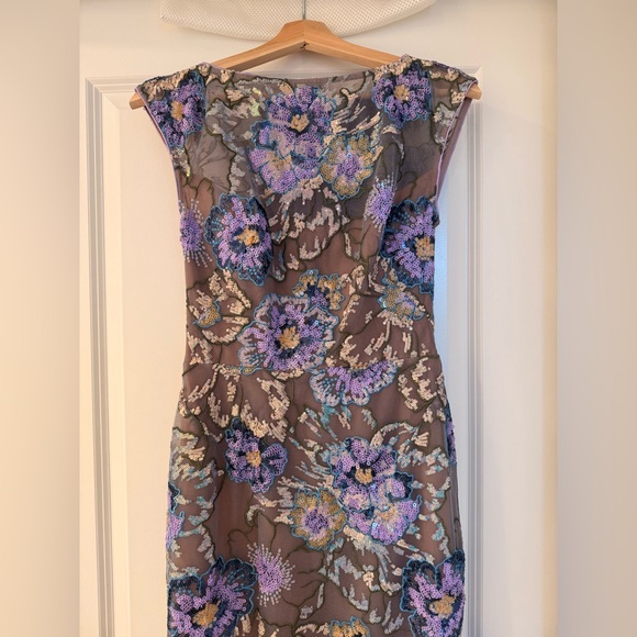 NWOT Bronx and Banco Violet Floral Maxi Dress - Picture 6 of 15